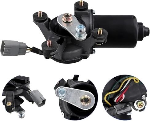 Front Windshield Wiper Motor Assy Compatible with Toyota Land Cruiser 1990-2006 85110-60180 8511060180 in Kuwait