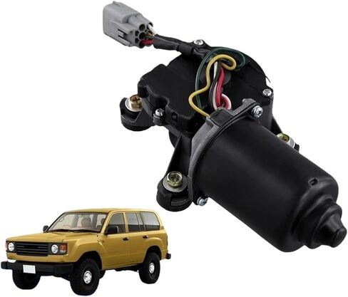 Front Windshield Wiper Motor Assy Compatible with Toyota Land Cruiser 1990-2006 85110-60180 8511060180 in Kuwait
