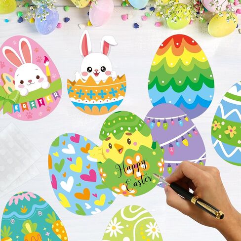 45 Pcs St. Patricks Day Shamrock Clover Cut-Outs Bulletin Board Decorations Classroom Decor Includes Glue Points 6" Large Size (St Patrick) in Kuwait