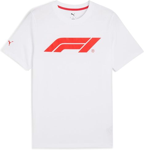 PUMA Mens F1 Essentials Logo 180G رقبة دائرية وأكمام قصيرة كاجوال - أسود in Kuwait