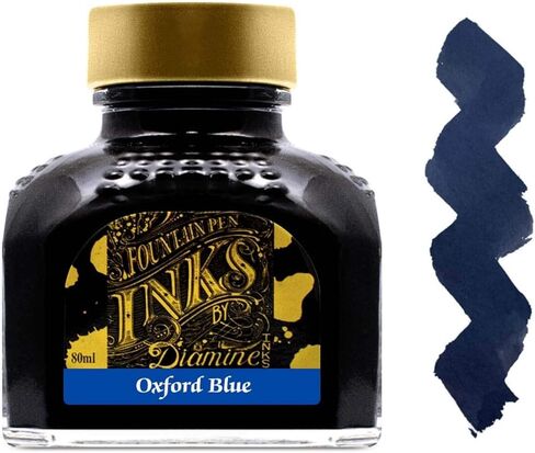 Diamine 7104 Ink Bottle for Fountain Pen, Oxford Blue, 80 ml in Saudi Arabia