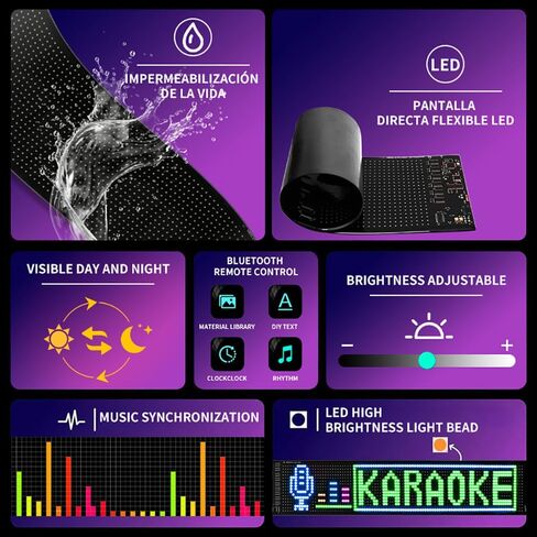 ضوء عيون الشيطان للزجاج الأمامي للشاحنة - قطعتان مقاس 23.6 بوصة × 4.7 بوصة لتزيين الزجاج الأمامي للعيون المتوهجة، ضوء شيطان السيارة مع جهاز التحكم عن بعد والتطبيق مناسب للشاحنات الصغيرة والسيارات وسيارات الدفع الرباعي وسيارات الجيب وما إلى ذلك in Kuwait