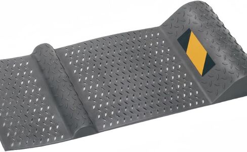 قطعتان من سدادة عجلة سجادة ركن السيارة لأرضيات المرآب وإطارات الرصيف المطاطية الاحترافية سدادة السيارة السوداء تساعد على ركن السيارة in Kuwait