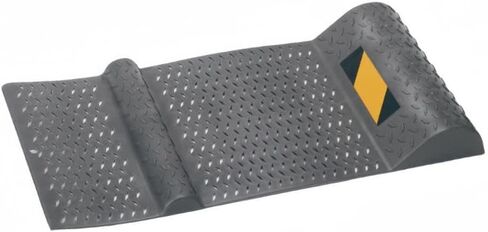 قطعتان من سدادة عجلة سجادة ركن السيارة لأرضيات المرآب وإطارات الرصيف المطاطية الاحترافية سدادة السيارة السوداء تساعد على ركن السيارة in Kuwait