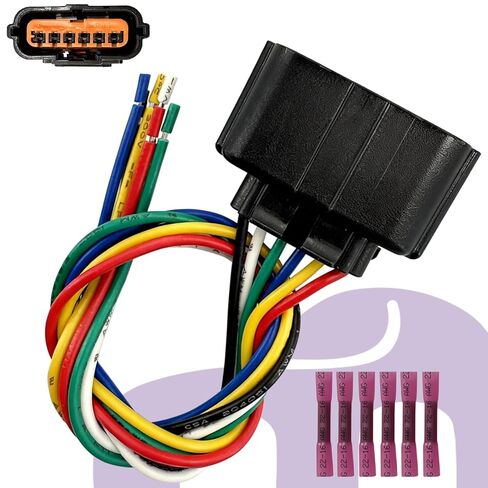 6Pin Rear Parking Aid Sensor Connector Plug Wiring Harness for KIA Telluride Forte (20-22),Seltos K900 NIRO Optima for Sportage for Hyundai Sonata (20-22),Ioniq Kona Tucson (16-19),95720 in Saudi Arabia