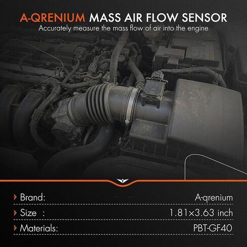 جهاز قياس تدفق الهواء الشامل MAF متوافق مع Infiniti QX60 2017-2020 وNissan Altima Juke Murano Maxima Rathfinder Rogue Sebtra Versa، استبدل 1581703 MAS0457 AF10539 in Kuwait