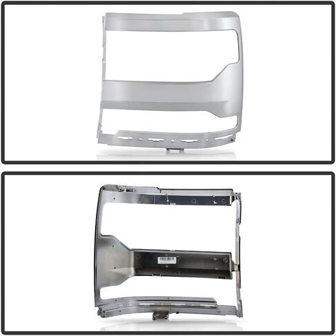 ACANII - For 2016-2018 Chevy Silverado 1500 Chrome Headlight Headlamp Trim Bezel Cover Pair Set Driver & Passenger Side in Saudi Arabia