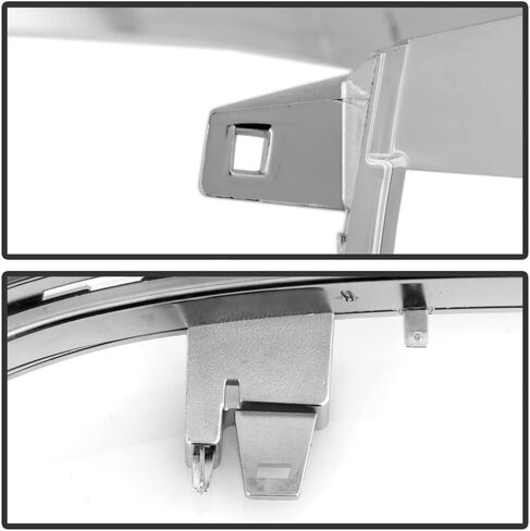 ACANII - For 2016-2018 Chevy Silverado 1500 Chrome Headlight Headlamp Trim Bezel Cover Pair Set Driver & Passenger Side in Saudi Arabia