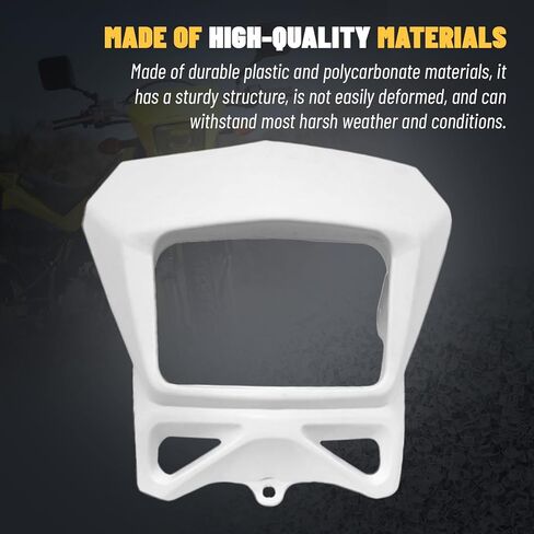 Headlight Cover Compatible For Suzuki DR-Z400S DRZ400SM DR200S DR650SE Replacement 51811-29F50-30H in Kuwait