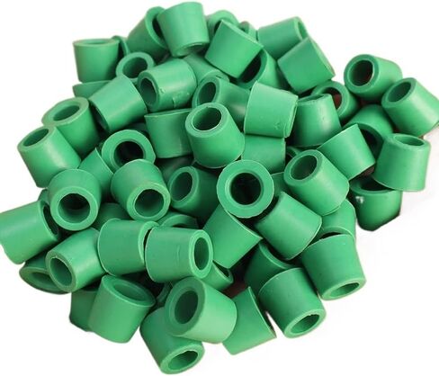 200-50PCS Rubber Gasket Air Conditioning 1/4'' Charging Hose Valve Gasket Manifold Repair Seal Kit Replacement Car Accessories(Green-50pcs) in Saudi Arabia