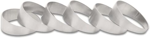 Vibrant Power 13620 Pie Cuts, 304 Stainless Steel, Natural, 2.25 in. Outside Diameter, 2.25 in. Centerline Radius, 15 degree per cut, Set of 6 in Saudi Arabia