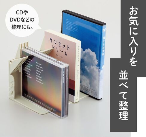 Lihit Lab A3575-24 حامل كتب واحد لتخزين أقراص DVD وأقراص DVD، أسود in Kuwait