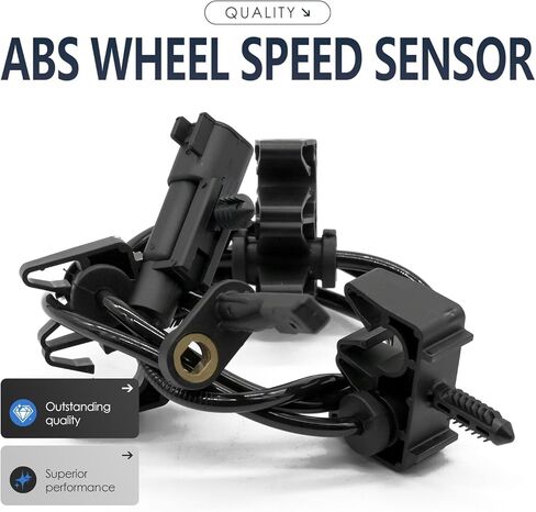 2 قطعة مستشعر سرعة العجلات الخلفية اليسرى واليمنى متوافق مع كاديلاك SRX 15921850 25894693 ALS1982 ALS2025 10 11 12 13 14 15 2010 2011 2012 2013 2014 2015 in Kuwait