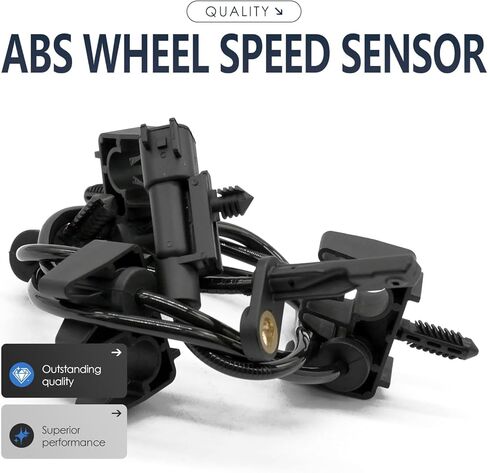 2 قطعة مستشعر سرعة العجلات الخلفية اليسرى واليمنى متوافق مع كاديلاك SRX 15921850 25894693 ALS1982 ALS2025 10 11 12 13 14 15 2010 2011 2012 2013 2014 2015 in Kuwait