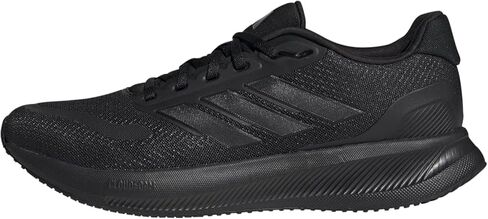 adidas Mens Run Falcon 5 Running, Black/White/Black, 9 in Saudi Arabia