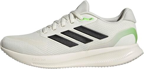 adidas Mens Run Falcon 5 Running, Black/White/Black, 9 in Saudi Arabia