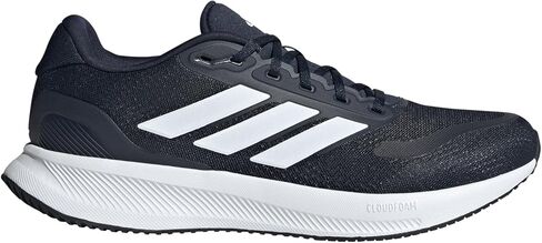 adidas Mens Run Falcon 5 Running, Black/White/Black, 9 in Saudi Arabia