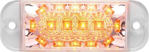 Optronics MCL48CABP MCL48 Series Side Marker Light, With Turn, Clean Lens Led Intermediate, Amber in Saudi Arabia
