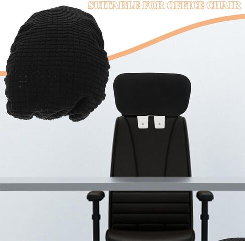 Ciieeo Chair Headrest Cover 9.84X6.69In Elastic Protective Sleeve for Office and Gaming Computer Chairs Comfortable Head Cushion Sleeve in Saudi Arabia