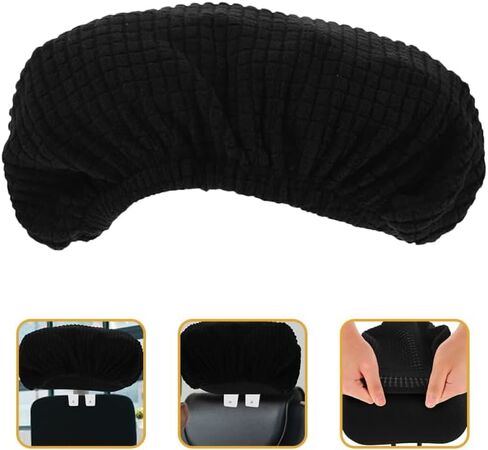 Ciieeo Chair Headrest Cover 9.84X6.69In Elastic Protective Sleeve for Office and Gaming Computer Chairs Comfortable Head Cushion Sleeve in Saudi Arabia