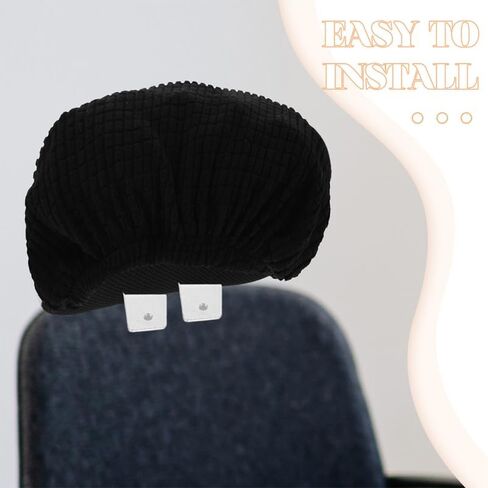 Ciieeo Chair Headrest Cover 9.84X6.69In Elastic Protective Sleeve for Office and Gaming Computer Chairs Comfortable Head Cushion Sleeve in Saudi Arabia