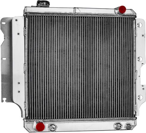 3 Row Aluminum Radiator Compatible with 1987-2006 Jeep Wrangler YJ 1997-2006 Jeep TJ 2.4L 2.5L 4.0L 4.2L in Saudi Arabia