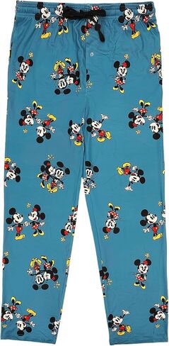 Disney Classic Mickey Mouse Minnie Mouse Men’s All-Over Print Sleep Pajama Pants in Saudi Arabia