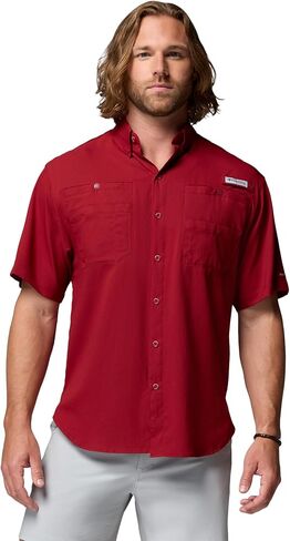 Columbia Men's Tamiami II Short Sleeve Shirt, Corange, 4X in Saudi Arabia