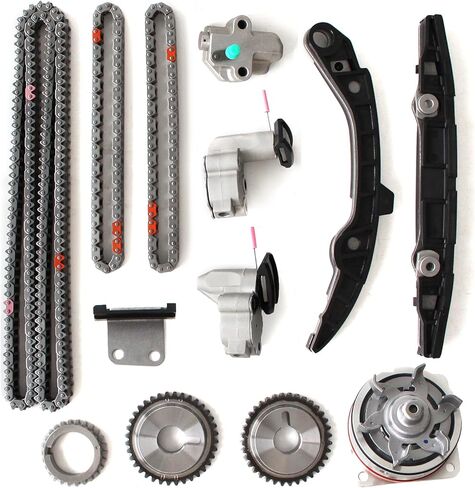 AUCERAMIC 9-0730SWP Engine Timing Chain Kit with Water Pump Fit for 2007-2014 Nissan Altima, 2009-2014 Murano, 2013-2014 Pathfinder, 2011-2014 Quest, 2013 2014 Infiniti QX60 JX35 3.5L AW9426 in Saudi Arabia