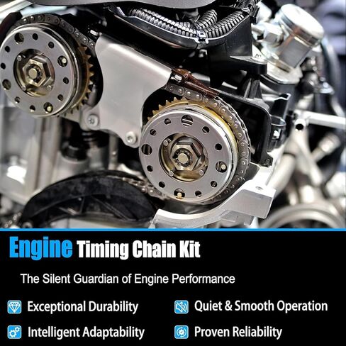 AUCERAMIC 9-0730SWP Engine Timing Chain Kit with Water Pump Fit for 2007-2014 Nissan Altima, 2009-2014 Murano, 2013-2014 Pathfinder, 2011-2014 Quest, 2013 2014 Infiniti QX60 JX35 3.5L AW9426 in Saudi Arabia