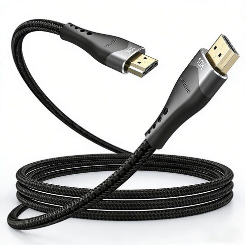 كابل HDMI قصير 8K بطول 2 قدم، سلك HDMI 2.1 بطول 2 قدم HDMI إلى كابل HDMI عالي السرعة 48 جيجابت في الثانية يدعم 8K@60 هرتز، 4K@120 هرتز، eARC، 3D، HDR، HDCP 2.2&2.3 للتبديل، الكاميرا، الشاشة، الكمبيوتر المحمول، HDTV in Kuwait