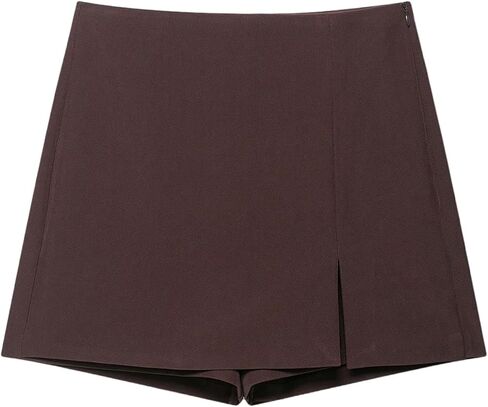 GORGLITTER Women's Dressy Split Shorts Skorts High Waisted Business Office Mini Skirt with Built in Shorts in Saudi Arabia