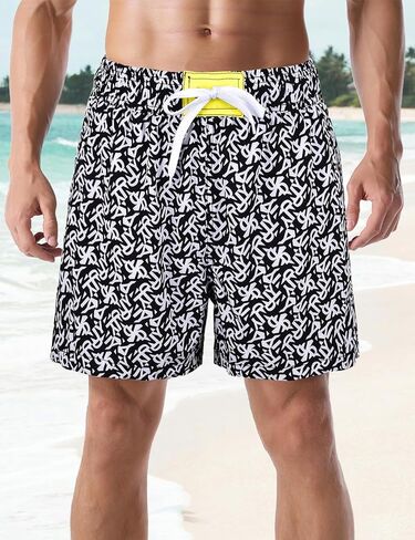 Men's Swimming Shorts Soft Relaxed Fit Quick Dry Holiday Board Trunks in Saudi Arabia