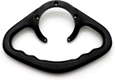 Motorcycle Passenger Handgrip Armrest Hand Grip Tank Fuel Grab Bar 5 Holes Fit for K-awasaki Ninja ZX14R ZX6R ZX7RR ZX11 ZX10R ER6N ER6F with Hardware (Black) in Saudi Arabia