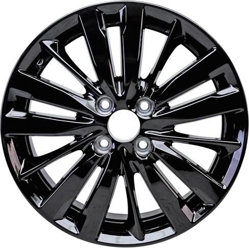 New 16x6 16-Inch Gloss Black Aluminum Alloy Wheel Rim Fits Honda Fit 2017 2018 2019 2020 ALY64073U46N in Saudi Arabia
