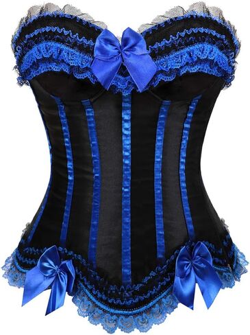 Grebrafan Plus Size Classic Striped Waist Shape Corset Bustiers Clubwear in Saudi Arabia