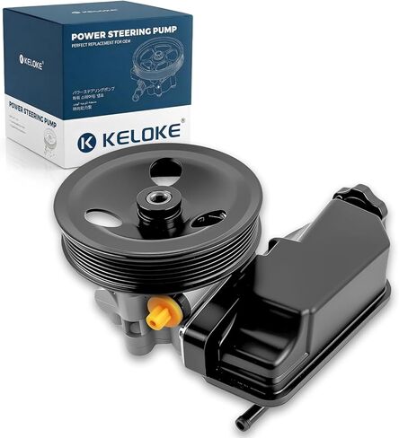 KELOKE Power Steering Pump, with Pulley and Reservoir, Compatible with Dodge Dakota 2005-2007 V6 3.7L, Dakota 2007 V8 4.7L, Dakota 2005-2007 V8 4.7L, Replace# 21-5429 52855186AH in Saudi Arabia