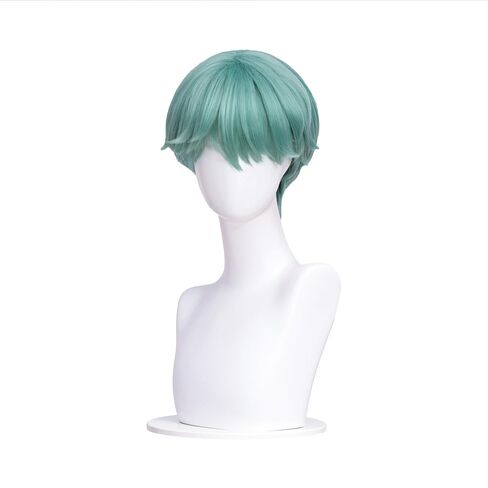 KIRA KIRA Movie Anime Wig Pop Singer Stage 30cm Short Straight Black Hair Haloween Cosplay Wig for Men Women in Saudi Arabia