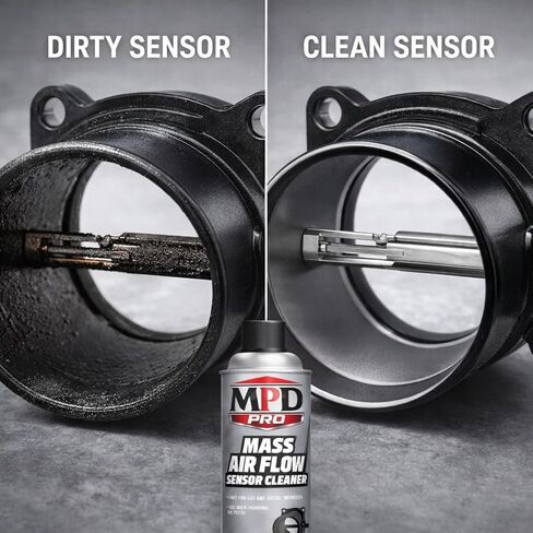 MPD PRO Mass Air Flow Sensor Cleaner Spray – Professional Formula for Delicate MAF Sensors | Safely Cleans without Residue | Boosts Engine Performance, Fuel Efficiency & Throttle Response, (Pack-1) in Saudi Arabia
