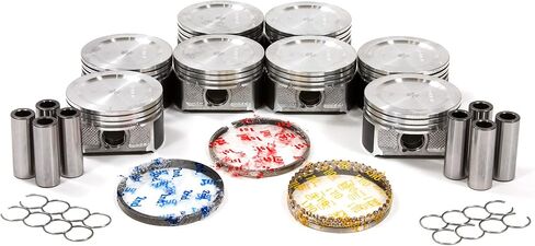 Evergreen PA21111.STD Compatible With Ford Triton 5.4 V8 Non Power-Impoved Engine Piston Set (Standard Size) in Saudi Arabia