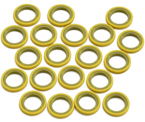 20 Pack Gearcase Drain Plug Seal Washer Gaskets | Fits Mercury Marine/Mercruiser Gear Case Drain Plug 26-830749 26-8M0204694 | Premium Lower Unit Seal Washers for Outboard & Sterndrive in Saudi Arabia