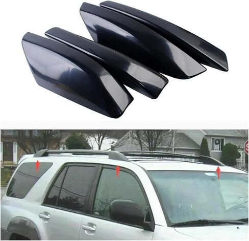 4pcs/set Car Roof Rack Cover Compatible For Toyota 4Runner N210 2003-2005 2006 2007 2008 2009 Roof Rack Rail End Cover Shell Replacement in Kuwait
