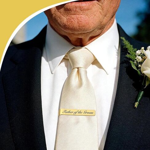 Father of the Groom Gift Tie Clip Gold Plated Elegant Tie Bar for Stepfather of the Groom Wedding Day Keepsake Gift for Dad Father in Law Wedding Party Accessory in Saudi Arabia