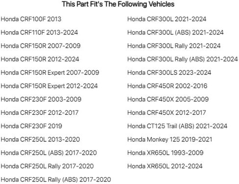 مجموعة قابس محرك الألومنيوم من Tusk Billet باللون الأسود لسيارة Honda CRF450R 2002-2016 in Kuwait