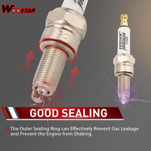 WOOSTAR CR8E Spark Plug Replacement for LTZ400 EFI Motorcycle in Saudi Arabia