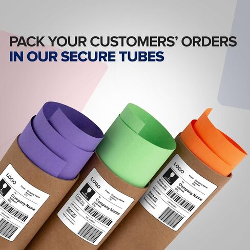 3" x 12" Heavy-Duty Reinforced Cardboard Mailing Tube, Pack of 10 Tubes with 20 Caps – Secure USPS Approved – Great for Shipping and Storing of Prints, Artwork, Posters or Documents in Saudi Arabia