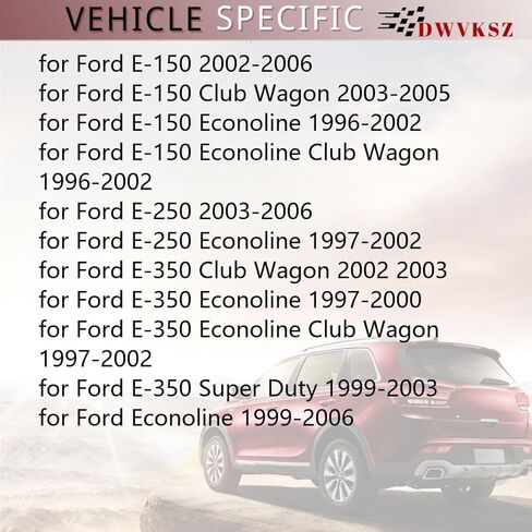 استبدال خرطوم سائل التبريد A/C لـ Ford Econoline 4.6L 2004 2005 2006، لـ E-150 Club Wagon 4.2L 2003، لـ E-350 Club Wagon 6.8L 2003، لـ E-350 Club Wagon 7.3L 2003، (1x) in Kuwait