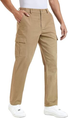 Men's Cargo Pants Stretch Work Pants Casual Travel Hiking in Saudi Arabia