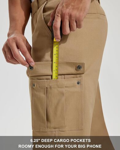 Men's Cargo Pants Stretch Work Pants Casual Travel Hiking in Saudi Arabia