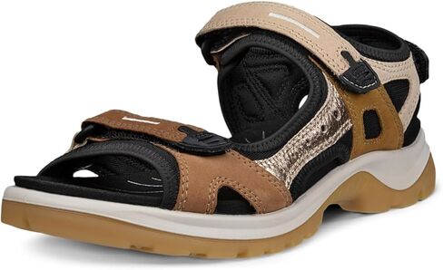 ECCO Women's Yucatan Sport Sandal, MULTICOLOR BROWN NUBUCK, 9-9.5 in Saudi Arabia